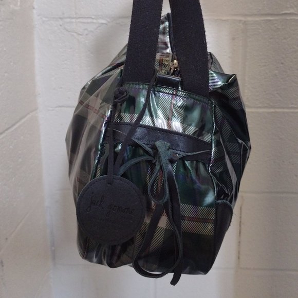 Jack Gomme Light Handbag - Green Check - Picture 9 of 15